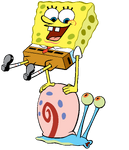 SpongeBob And Gary Leapfrog