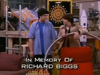 Richard Biggs dedication