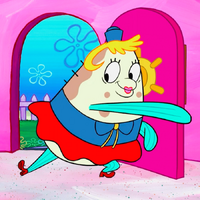 Mrs. Puff at her house