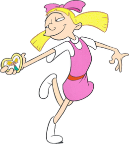 Helga with locket
