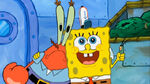 Spongebob mr krabs and plankton