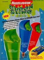 Nickelodeon Green Slime Popsicles Print ad