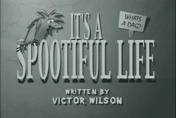 It's a Spootiful Life title card