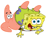 SpongeBob and Patrick Piled