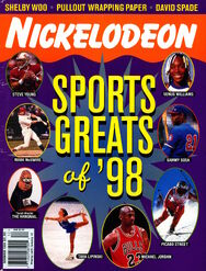 Nickelodeon Magazine Cover December 1998 Sports Greats