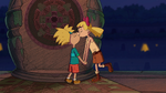 Arnold and Helga finally kiss