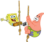 SpongeBob And Patrick On Ropes