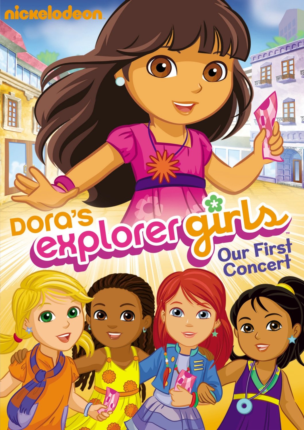 Home video releases of Dora and Friends: Into the City. 