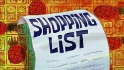 Shopping List Title