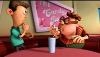 Carl's cameo in Planet Sheen.