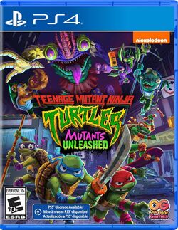 TMNT Mutants Unleashed PS4 cover