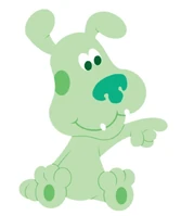 Green Puppy.png (167 KB) Green PuppyResembles Blue First appears in the Blue's Clues episode "Blue's Sad Day"