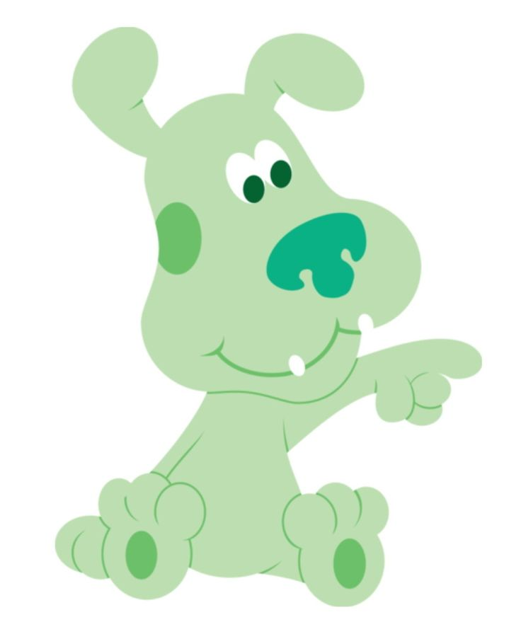 what is the green dog on blues clues