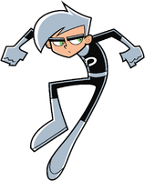 Danny Phantom floating in place
