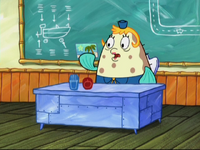 Mrs. Puff in "A SquarePants Family Vacation"