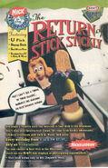 Return of Stick Stickly print ad from 1996
