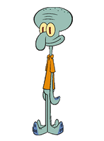 Squidward Smiling