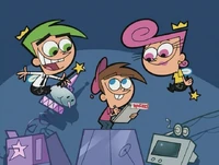 Timmy making a list of wishes for Cosmo and Wanda