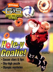 Nickelodeon GAS games and sports cover september 2000 kevin hartman