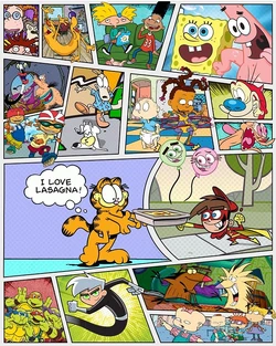 Classic Nicktoons welcome Garfield