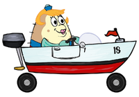 Mrs. Puff driving