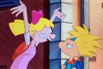 Helga yelling at Arnold in the Jungle Movie