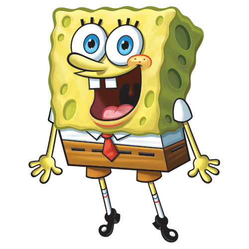 spongebob super excited