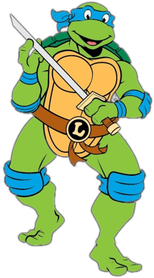 Ninja Tutle Leonardo PNG Image  Ninja turtles, Ninja turtles birthday  party, Ninja turtle birthday