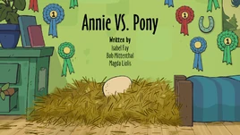 23a Annie Vs. Pony