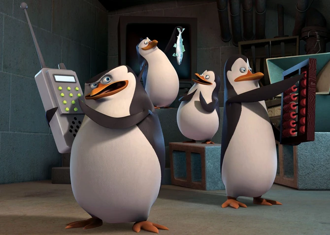 Pingüinos de Madagascar