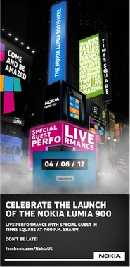 Promotional poster for the launch event