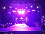 The stage before the show.