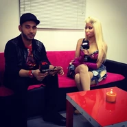 Nicki getting interviewed after performance!!!!