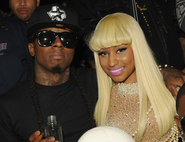 Lil Wayne at Nicki's birthday