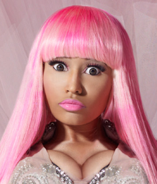 nicki minaj roman face