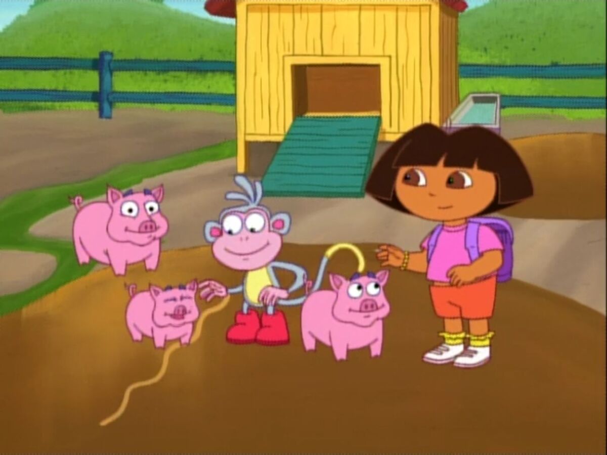 Dora the Explorer: Dora and The Three Little Pigs (Fullscreen Edition)