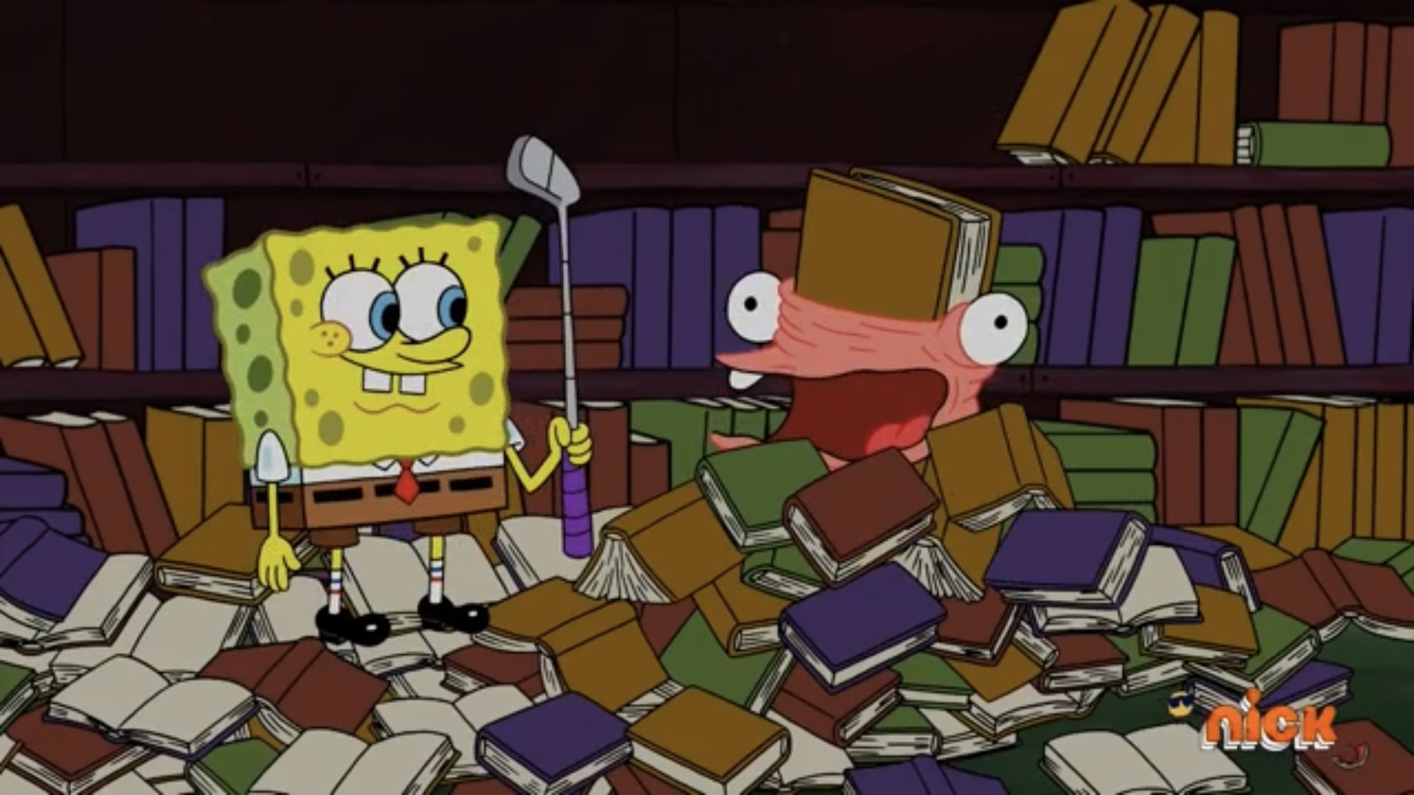 SpongeBob and Patrick noclipped into the Backrooms by RedKirb on