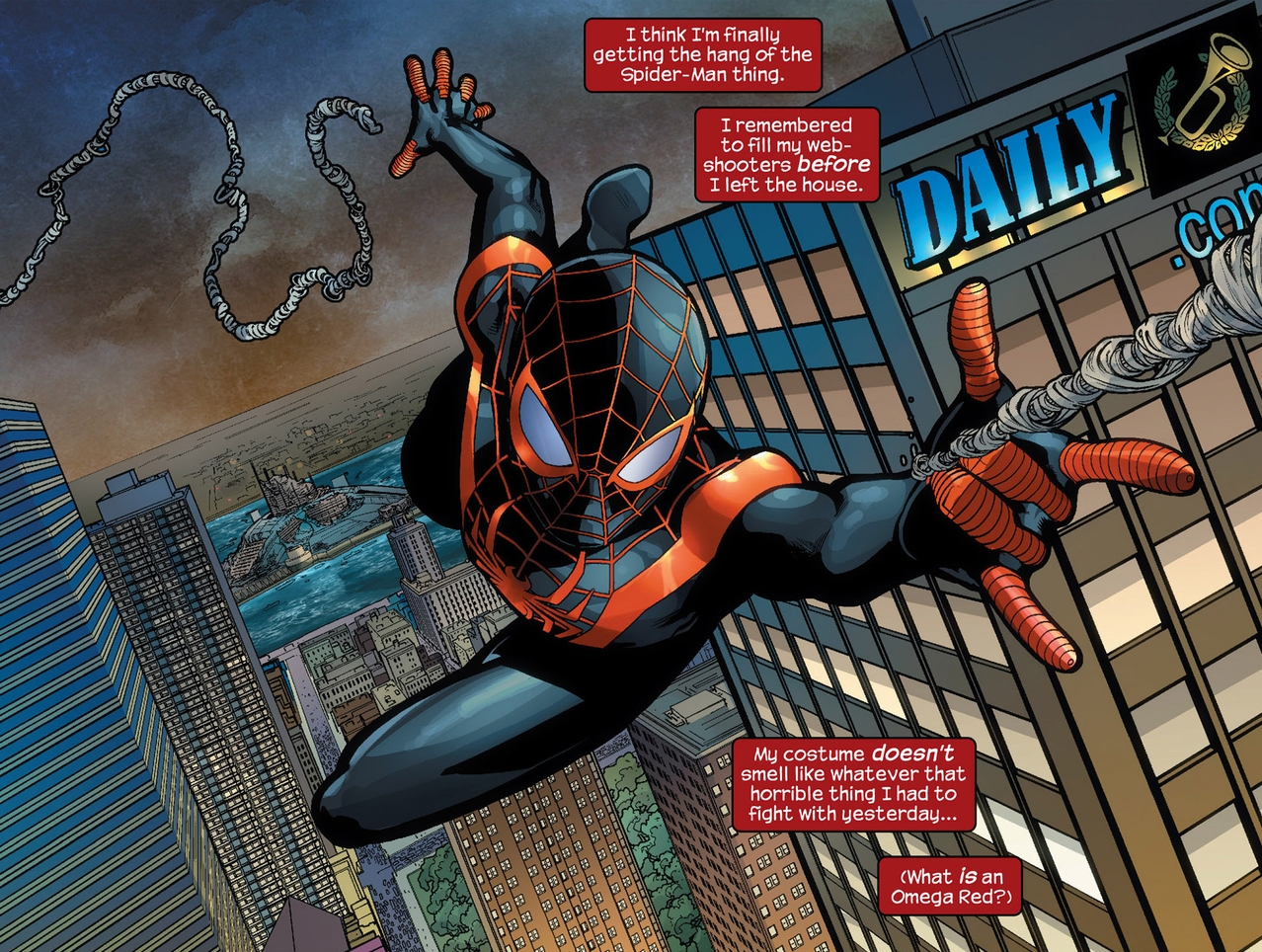 Miles Morales Swings into New SPIDER-MAN Series This Week - Comic Vine