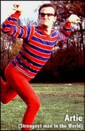 Artie's appearance in his show