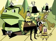 The Space Bikers as they appear in MLAATR.