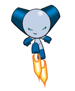 Robotboy in his show