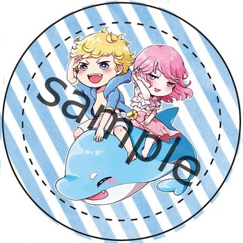 Natsu Comi Otoshimashita Tsutaya Can Badge