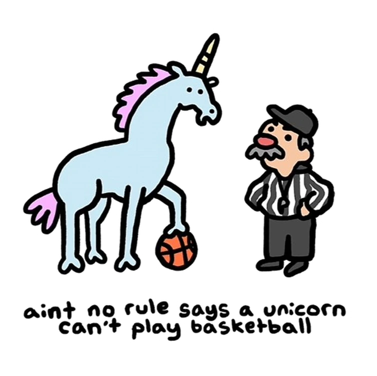 aint no rule says a unicorn cant play basketball Nico's Nextbots
