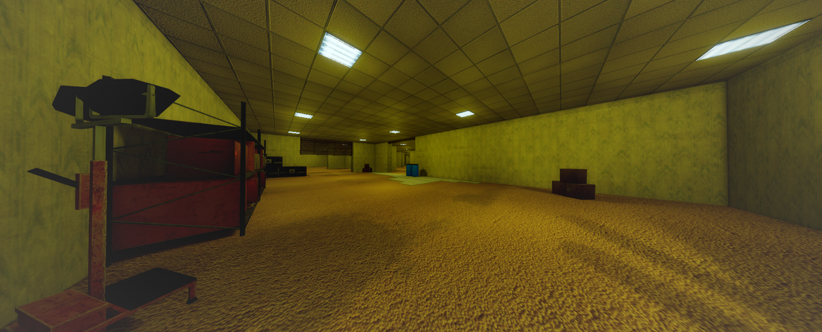 Noclipped into Backrooms - Roblox