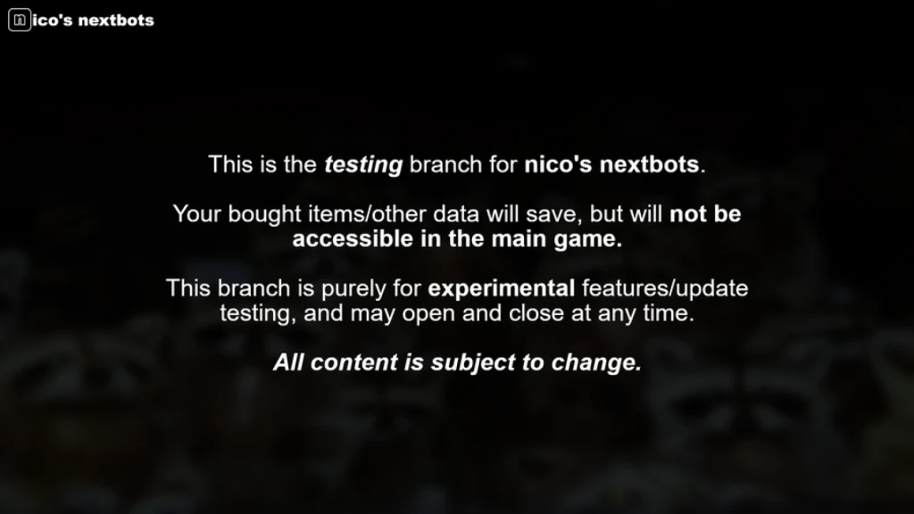 nico's testing | Nico's Nextbots Wiki | Fandom