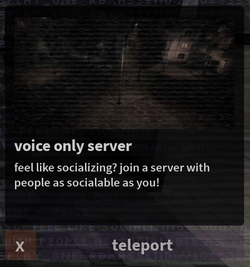 voice chat only servers, Nico's Nextbots Wiki
