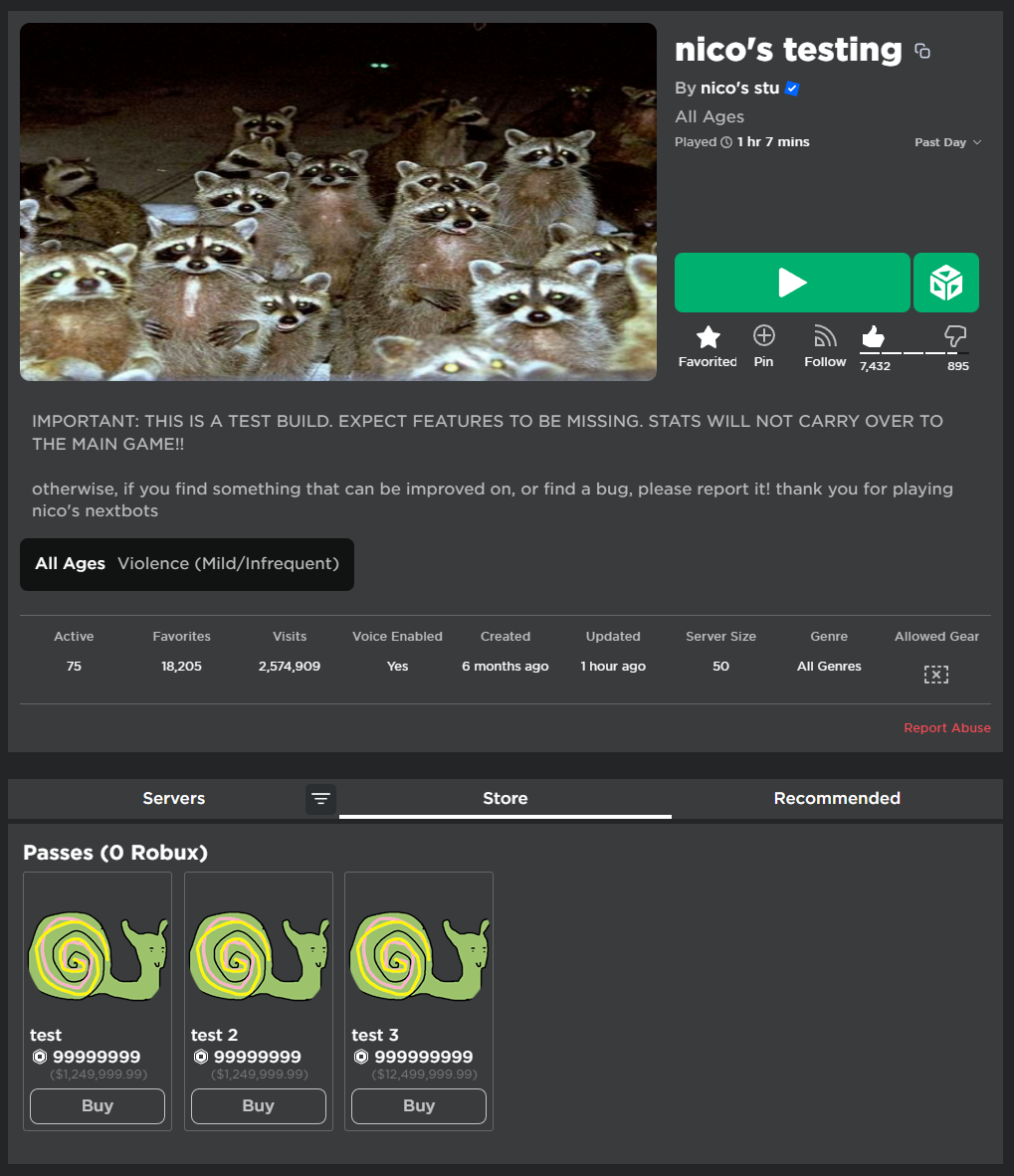 nico's testing | Nico's Nextbots Wiki | Fandom