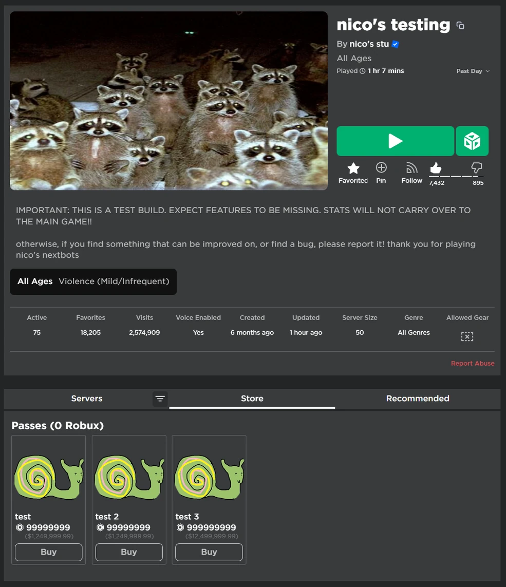 nico's testing | Nico's Nextbots Wiki | Fandom