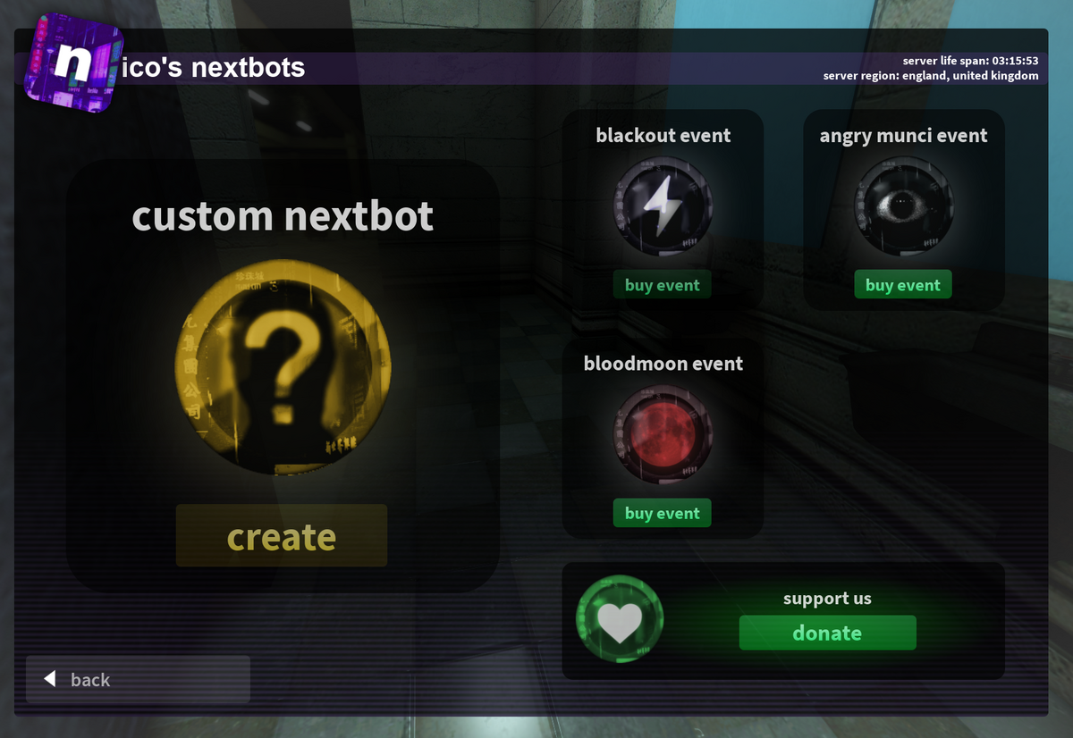 New Menu, Map & Currency in Nico's Nextbots! (New Update LEAKS) 