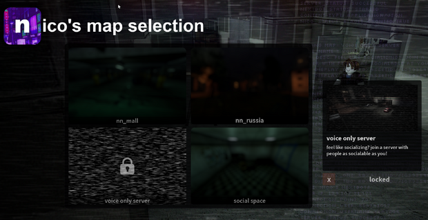 voice chat only servers, Nico's Nextbots Wiki
